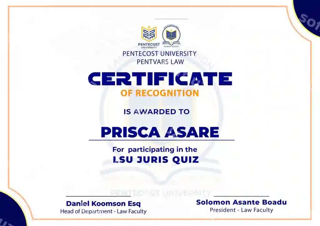 Posterdagi bitiruvchi matnli sertifikat bilan tan olinadi. | Poster graduate is shown with text certificate recognition