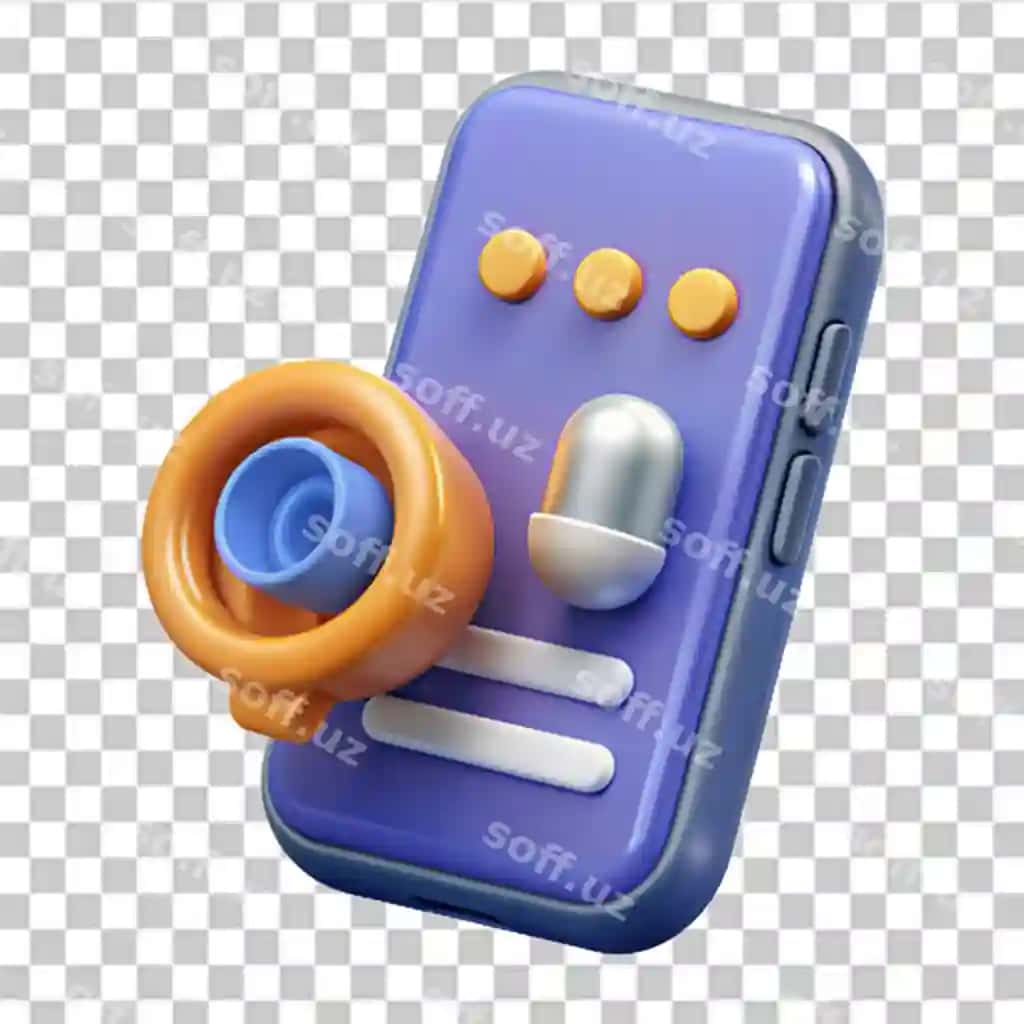 3d ovoz xabar yuborish illustratsiyasi onlayn chat texnologiyasi aloqa | 3d voice messaging illustration online chat technology communication