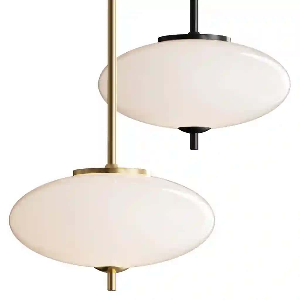 Parlait 1 Light Dimmable Modern Brass LED Pendant Light