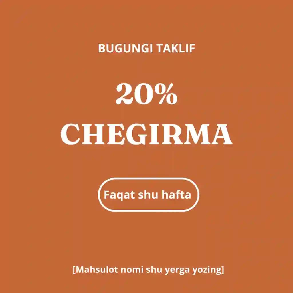 Kafe uchun 10 ta Instagram post shabloni (Canva)