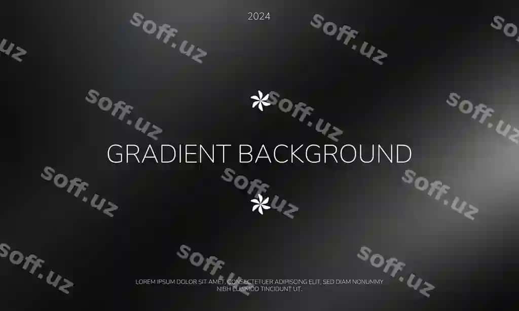 Kontrast kuchaytirilgan qora gradient orqa fon | Contrastenhanced black gradient backdrop
