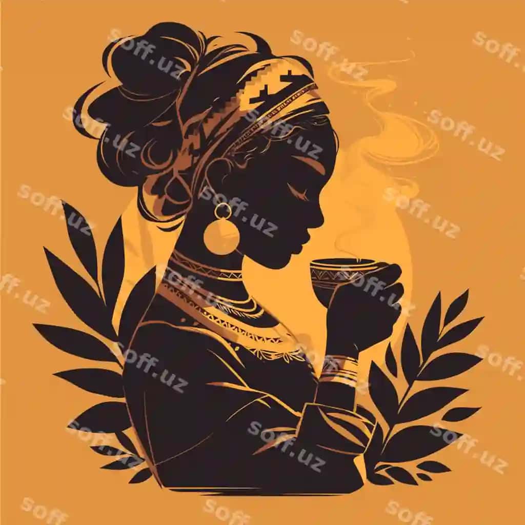 Efiopiychilik ayol an'iy qahve marosimi kiyimi | Ethiopian woman traditional coffee ceremony dress