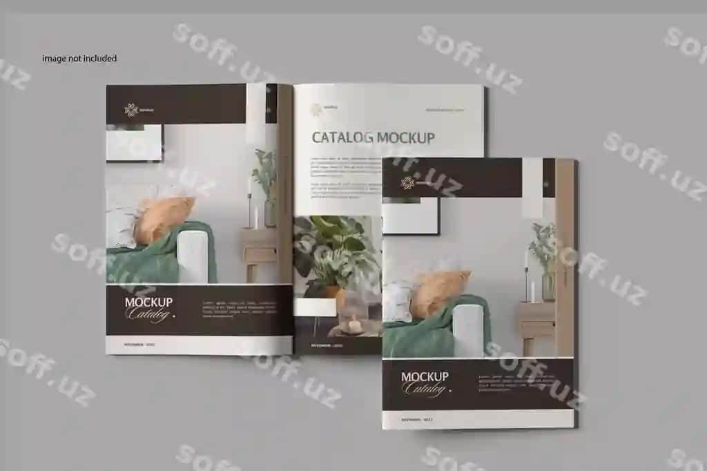 Magazin a4 namunasi | Magazine a4 mockup