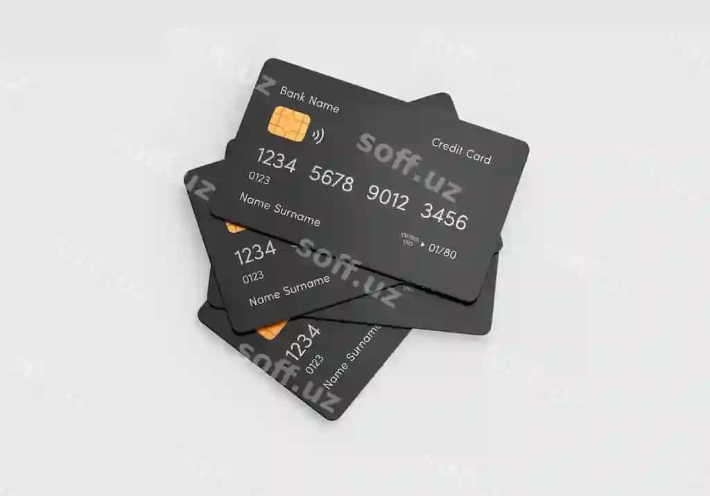 Kredit karta maketi | Credit card mockup