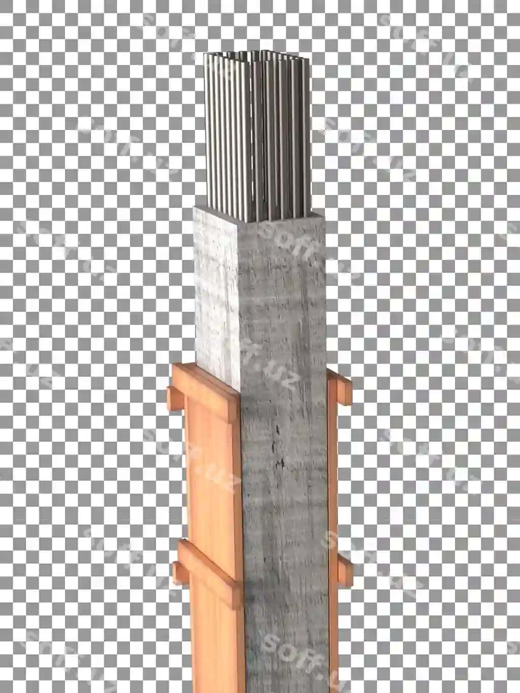 3d armatlangan beton ustunlar, beton ustunlarning pokritiyasi, qurish ustunlari shutteringi | 3d rcc columns rendering concrete columns construction column shuttering
