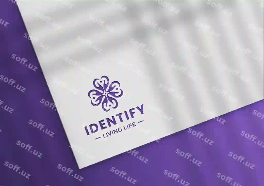 Hashamatli logotipning oq qog'ozi | Luxury logo mockup white paper