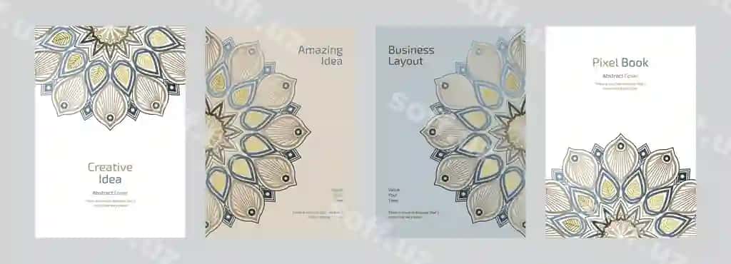 Shaxsiy hisobot shabloni ijodiy biznes taqdimot joylashuvi geometrik | Isolated report template creative business presentation layout geometric