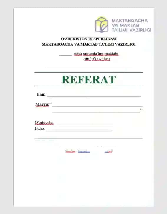 Referat yuzi.