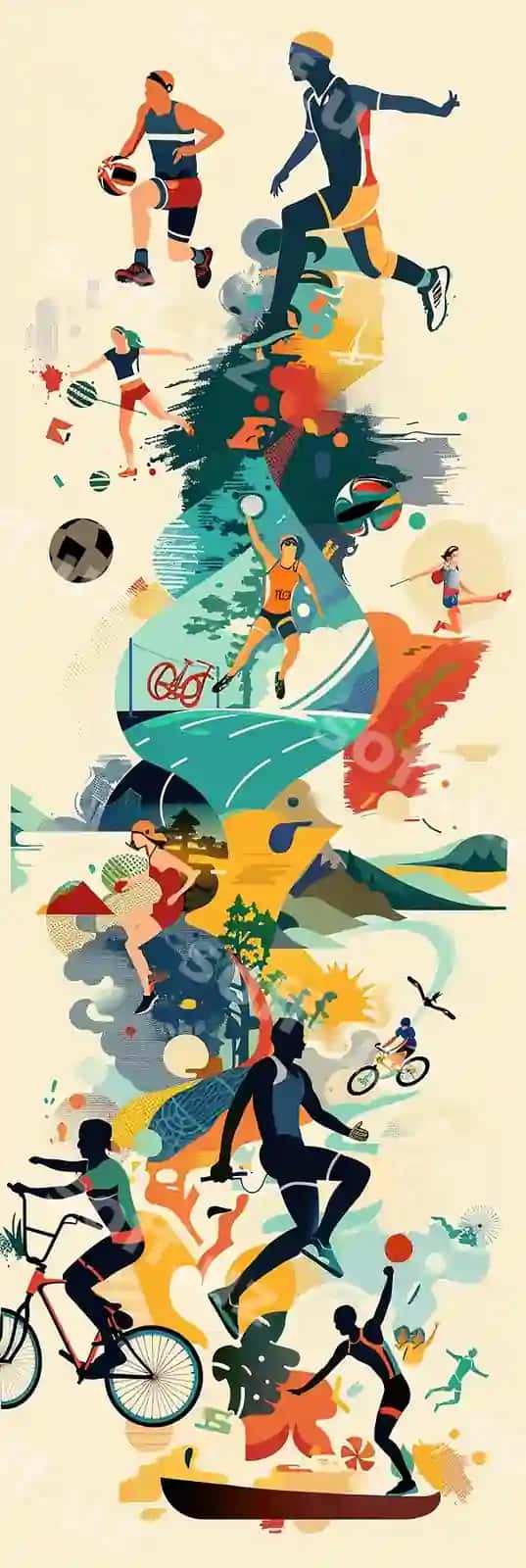 Grafik ko'rsatma diskiplinalar yozgi sportlar o'yinlari | Graphic representation disciplines summer sports games