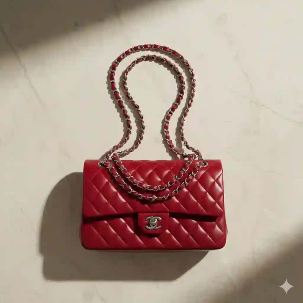 Chanel qizil sumka