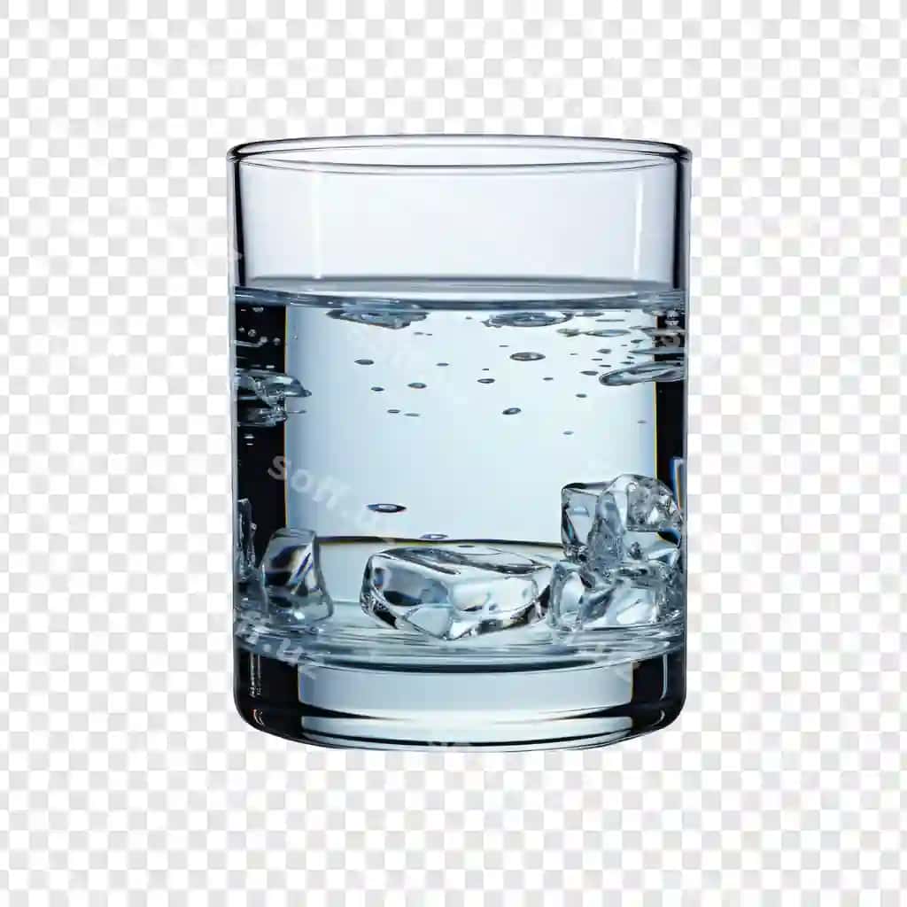 Izolyatsiya qilingan suv uslubidagi png oq fon rasmi generativ | Isolated water style png with white background illustration generative