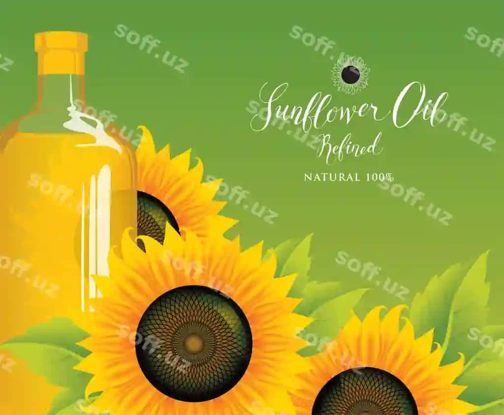 Reklama afsusnoma qozon moyi | Advertising poster sunflower oil