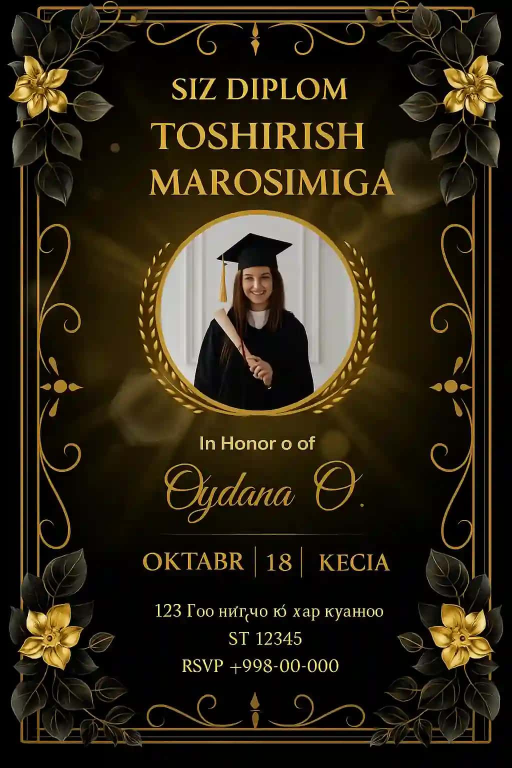 Diplom topshirish marosimi uchun