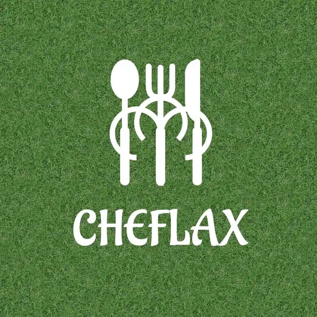 Chef oshpazlar uchun logo ajoyib va mayin fonda yasalgan logotiv