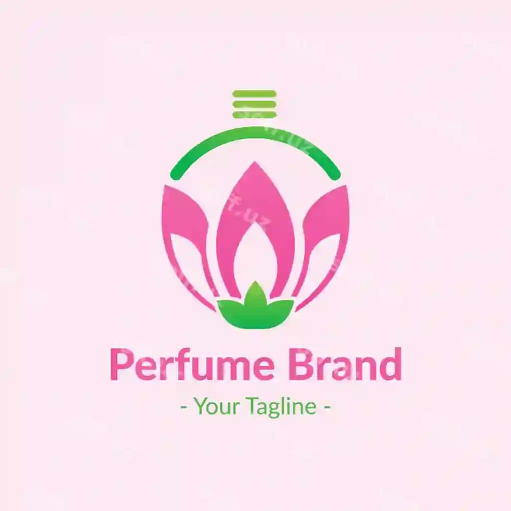 Gul perfumasi logotipi | Flower perfume logo
