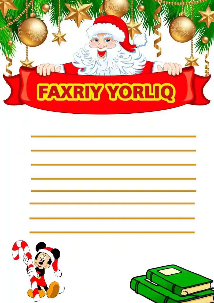 Faxriy yorligʻi, diplom. tayyor shablonlar