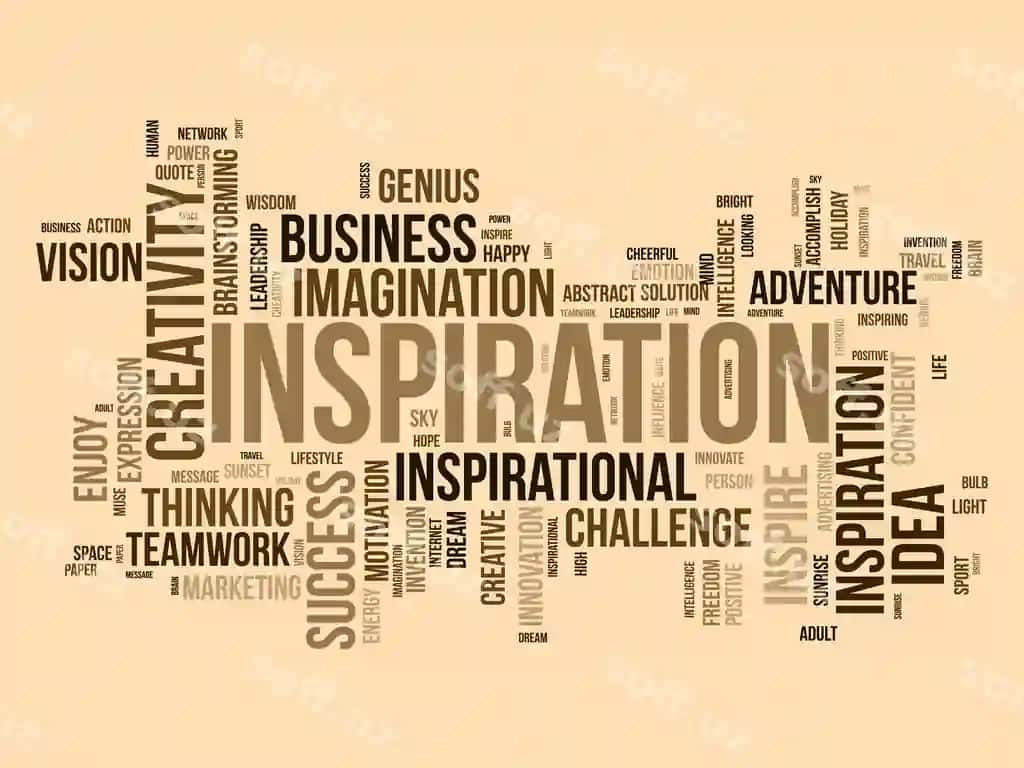 So'z buluti fon tushunchasi ilhomlantiruvchi ijodiy innovatsion razvedka | Word cloud background concept inspiration creative innovation intelligence