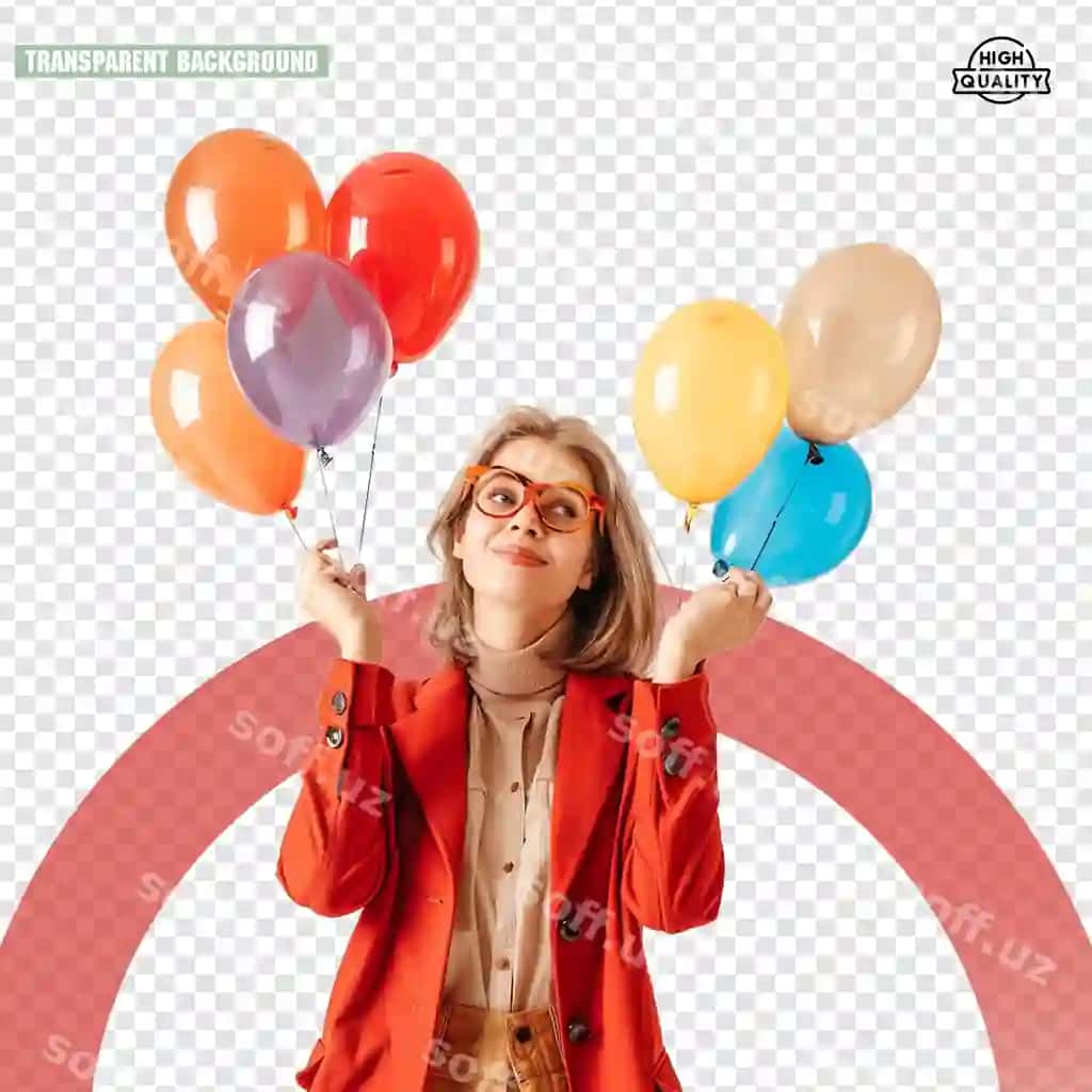 Tug'ilgan kun nahoyni shaffof orqa fonda | Birthday celebration transperent background