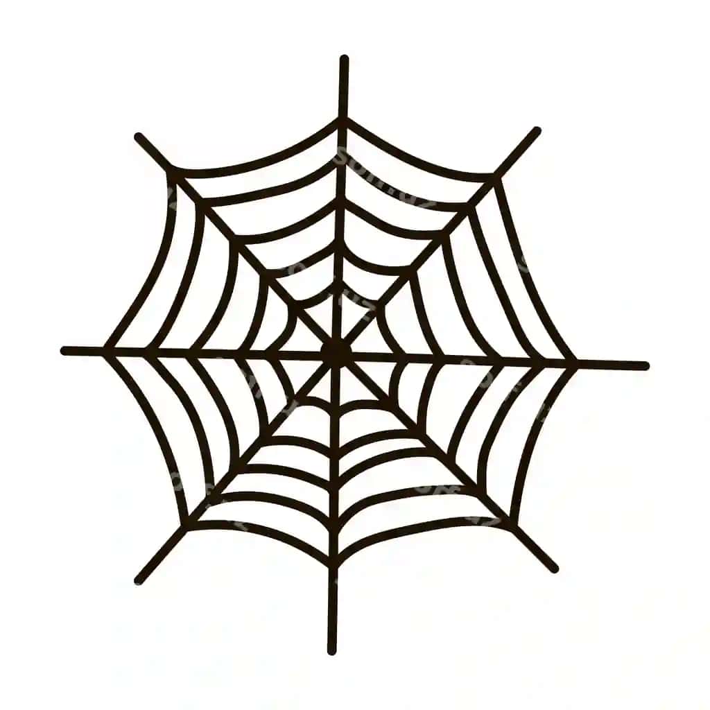 Halloween ayirmochi tarmogi vektor ikonasi oq fonda ajraltirilgan | Halloween spider s web vector icon isolated white background