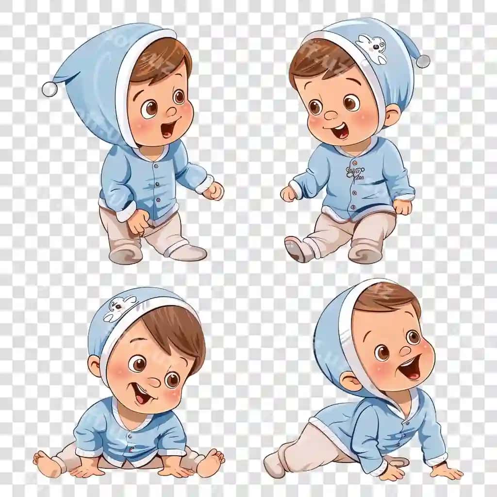 Bolalar kiyimlari akvaramel yuvquv xonasi shaffof fonda | Baby clothes watercolor nurseryon transparent background