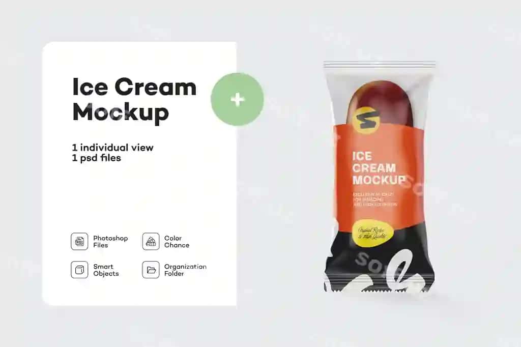 Muzlatma bar namunasi | Ice cream bar mockup