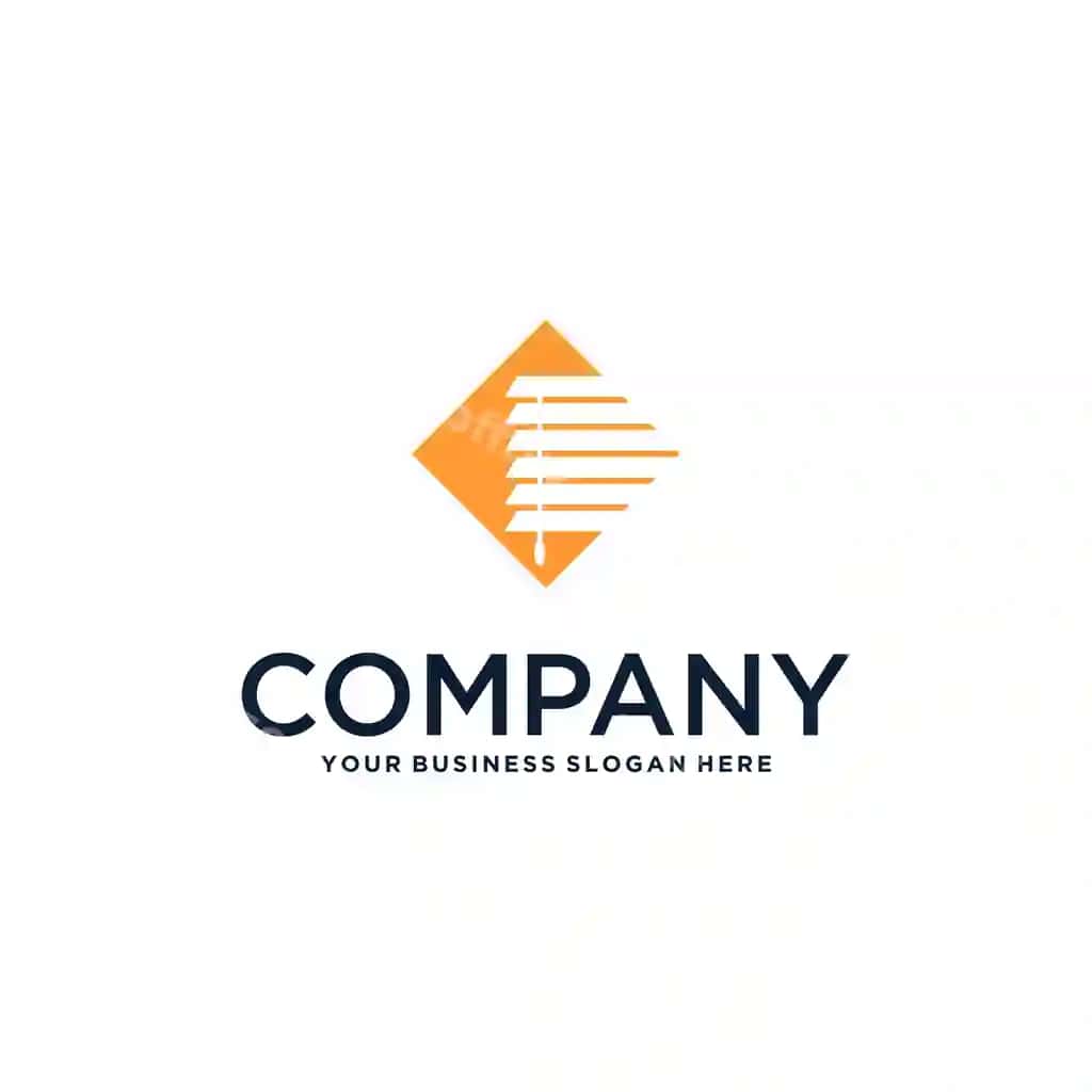 Bezatilgan logotip dizayni pardali | Decoration logo design with curtain