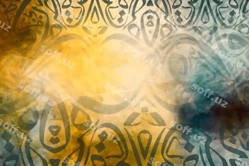 Arab xattoti devor poketasi oq devorda eski qog'oz foni qatlamlashgan | Arabic calligraphy wallpaper white wall with overlapping old paper background