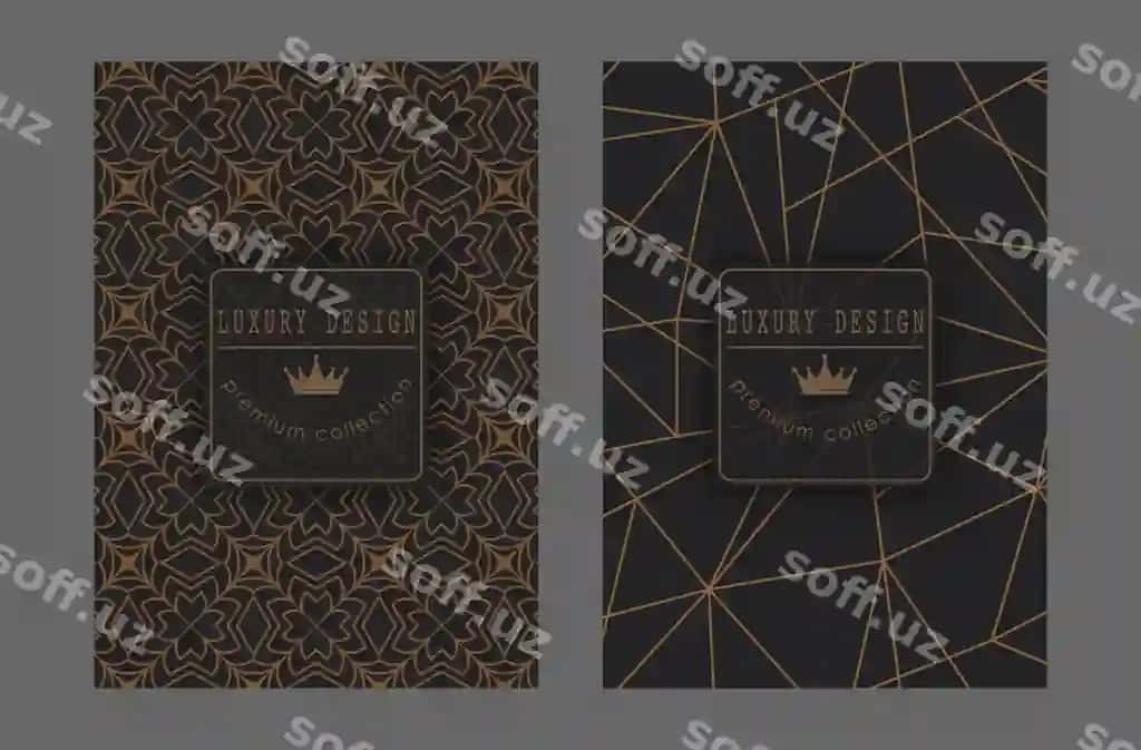 Boylik naqsh qorong'iq orqa fonda premium orqa fonda ichki uyga qoplaydi | Luxurious pattern dark background premium background covers interior