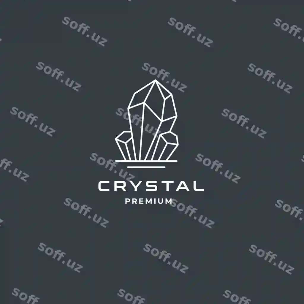 Kristall hindikka almaz sovg'a logotipi | Crystal gem diamond jewelry logo