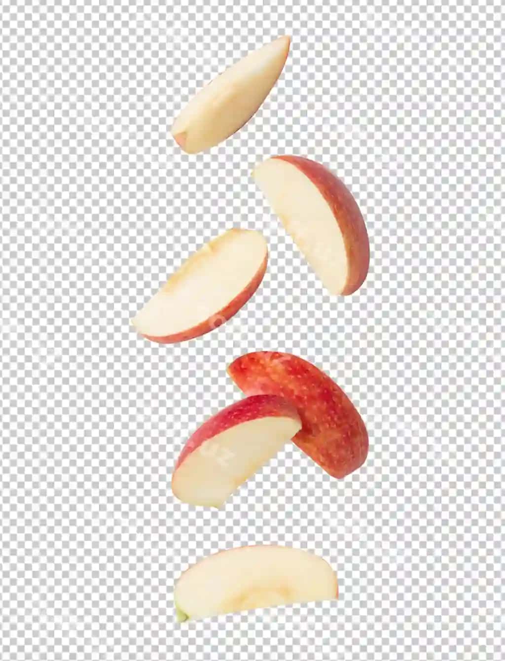 Tushadigan kesim o'zgarmagan qizil olma sizning dizayningiz | Falling slice ripe red apple your design