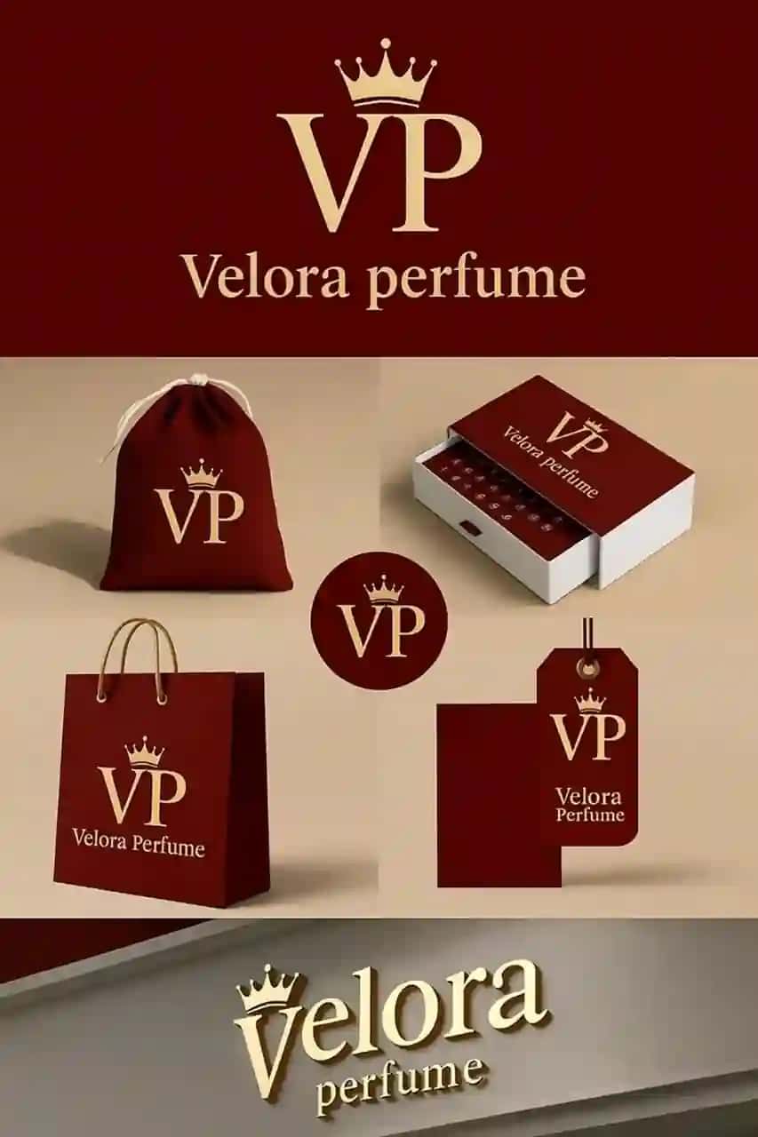 Velora Perfume – Premium Logo va Qadoqlash Dizayni