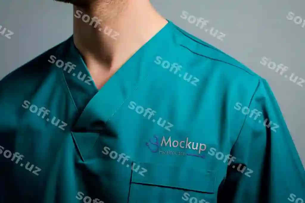 Tibbiy kostyum namuna dizayni | Medical uniform mockup design