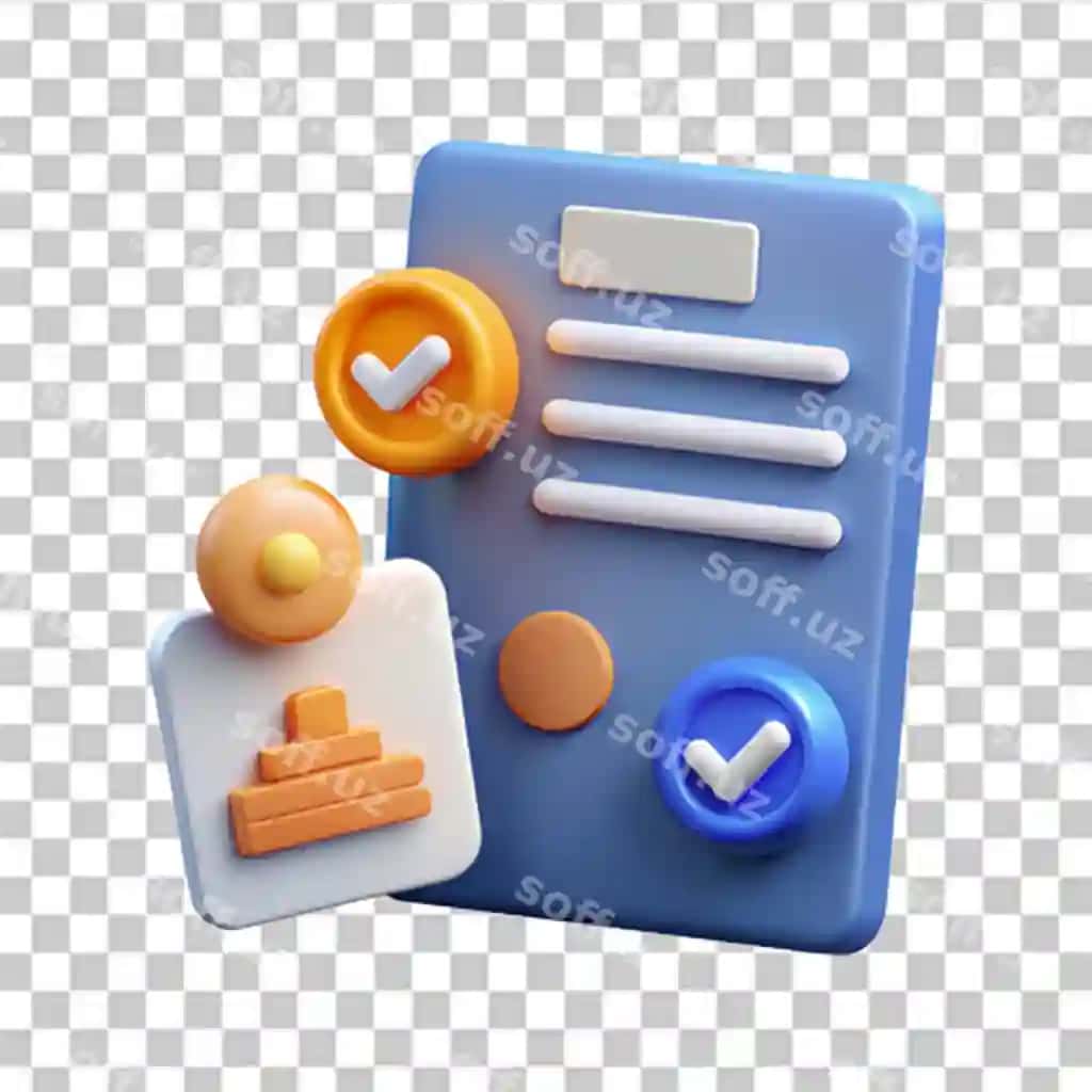 3d komplekt identifikatsiya kartasi shaxsiy hujjat tekshirish kross belgilar ajraltirilgan oq | 3d set id cart personal document check cross marks isolated white