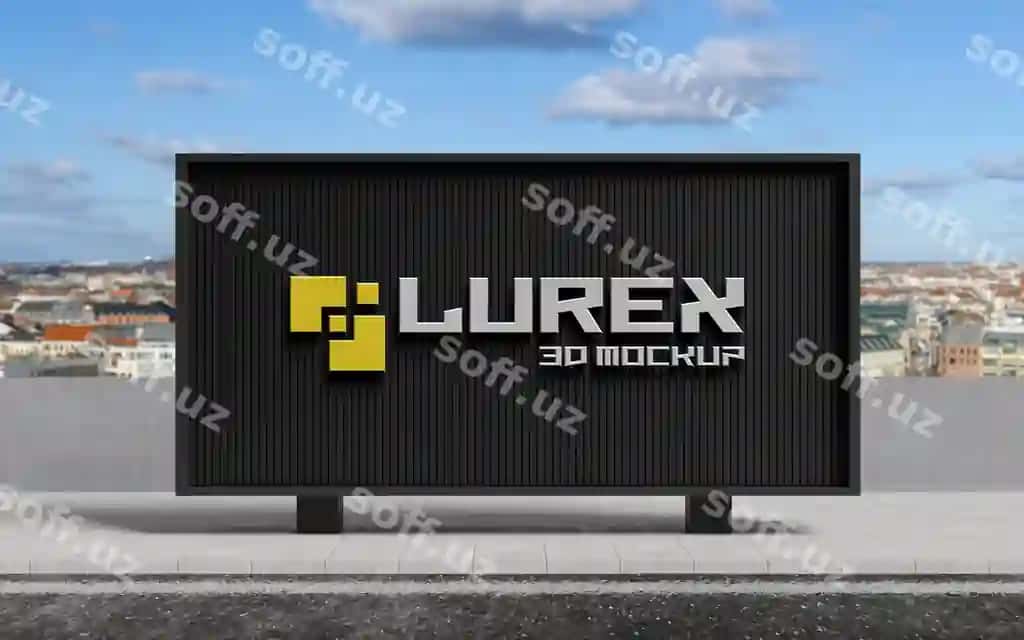 3d binо reklama banneri | 3d building billboard