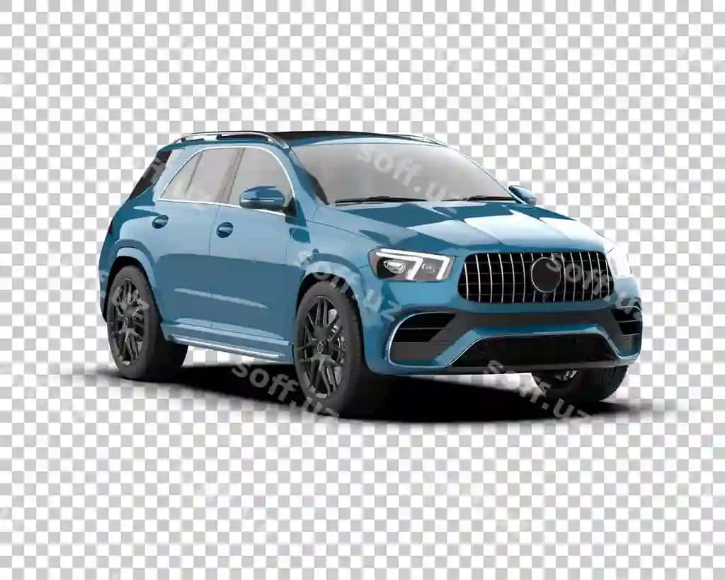 Zamonaviy suv ajratilgan fonda 3D render illustratsiyasi | Modern suv isolated background 3d rendering illustration