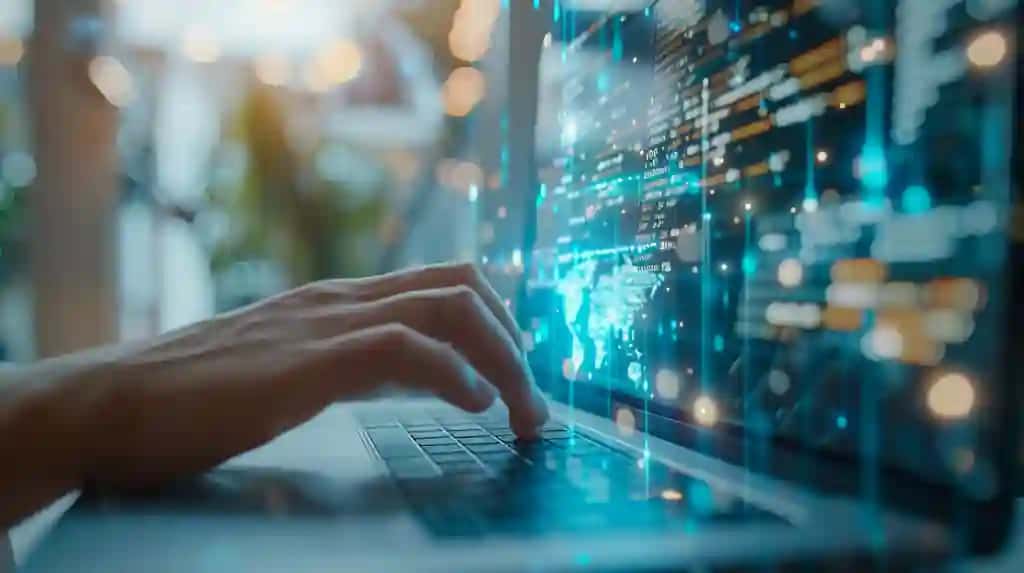 Futuristik biznes raqamli moliyaviy ma'lumotlar texnologiyasi kontseptsiyasi kelajakdagi katta ma'lumotlarning analitik biznesi | Futuristic business digital financial data technology concept future big data analytic busin