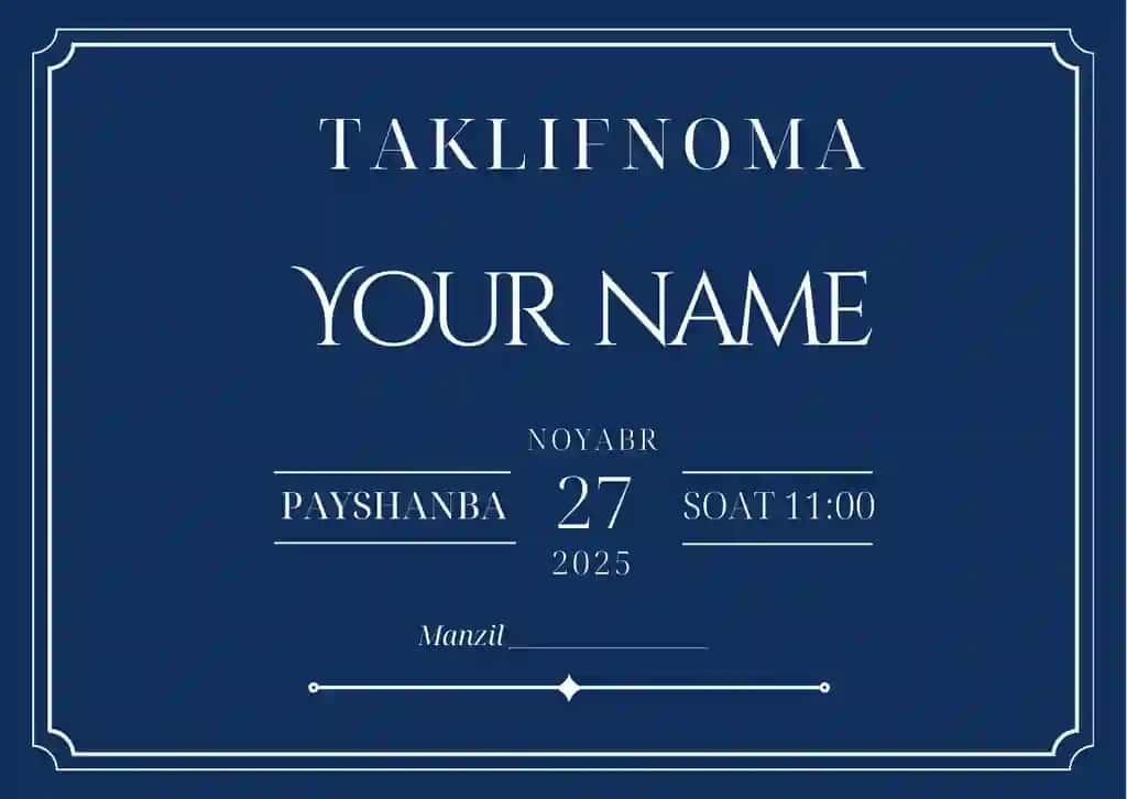 Taklifnomalar