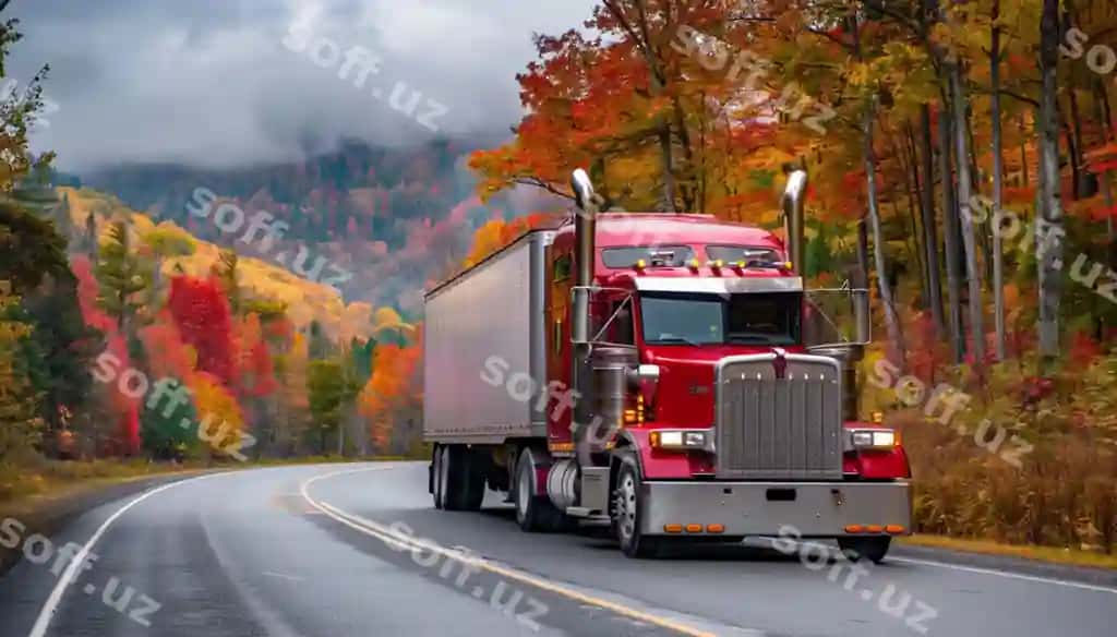 Chiroyli rasm yuk tashish logistikasi | Beautiful image trucking logistics