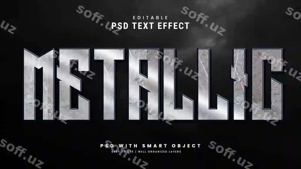 3D tahrirlanadigan matn effekt uslubi premium PSD | 3d editable text effect style premium psd