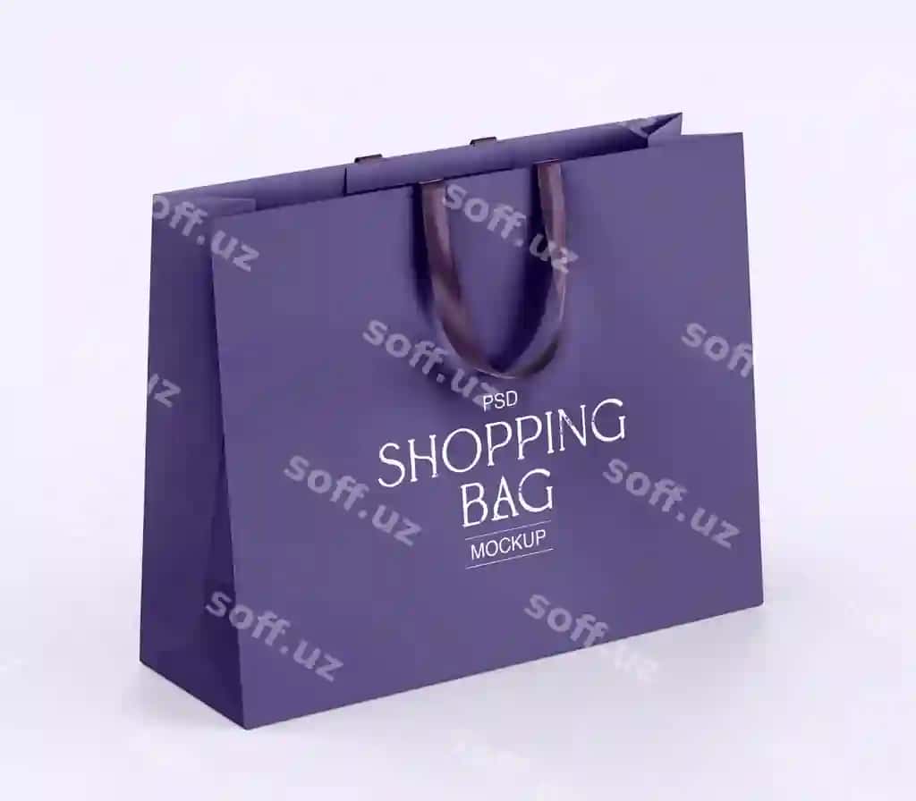Xarid sumkasining namunasi | Shopping bag mockup