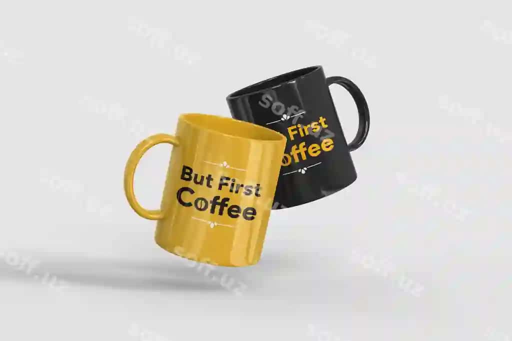 Kofe sovg'asi mockup | Coffee mug mockup