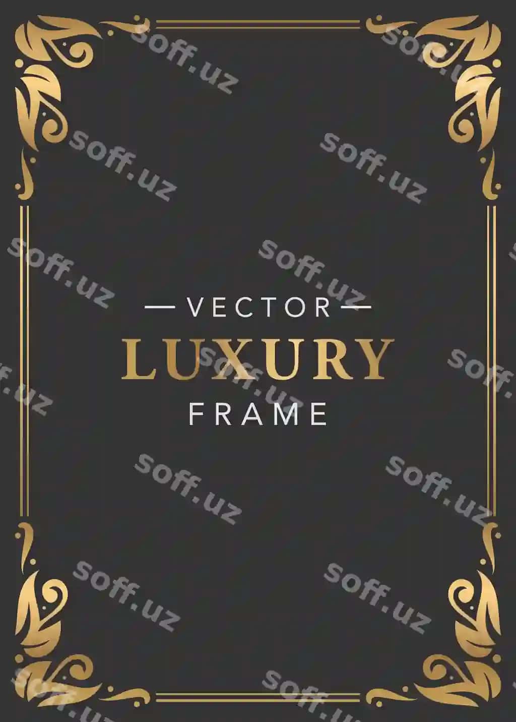Elegant gulli oltin fonda taklifnoma va sertifikatlari | Elegant floral gold background invitations certificates