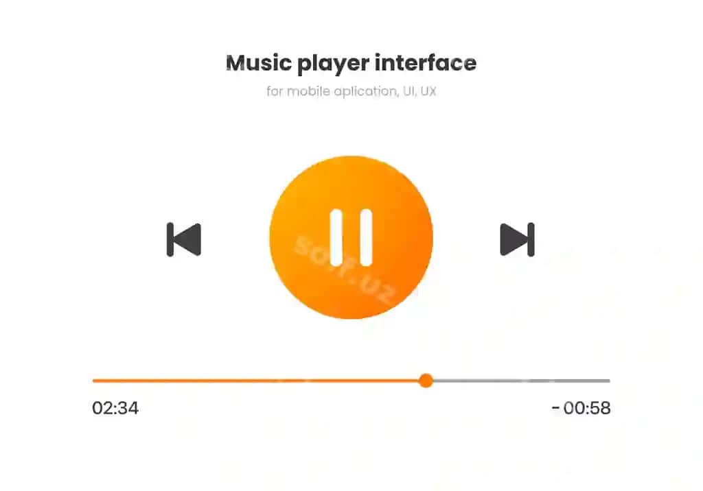 Media musiqa qo‘shiqchi interfeysi multimedia jonli efir oynasi onlayn | Media music player interface multimedia live stream window online