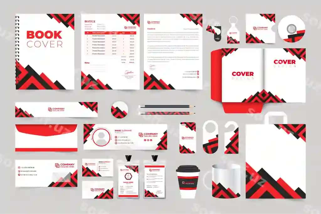 Korporativ identitet shablon to'plami biznes reklamasi zamonaviy | Corporate identity template collection business advertisement modern
