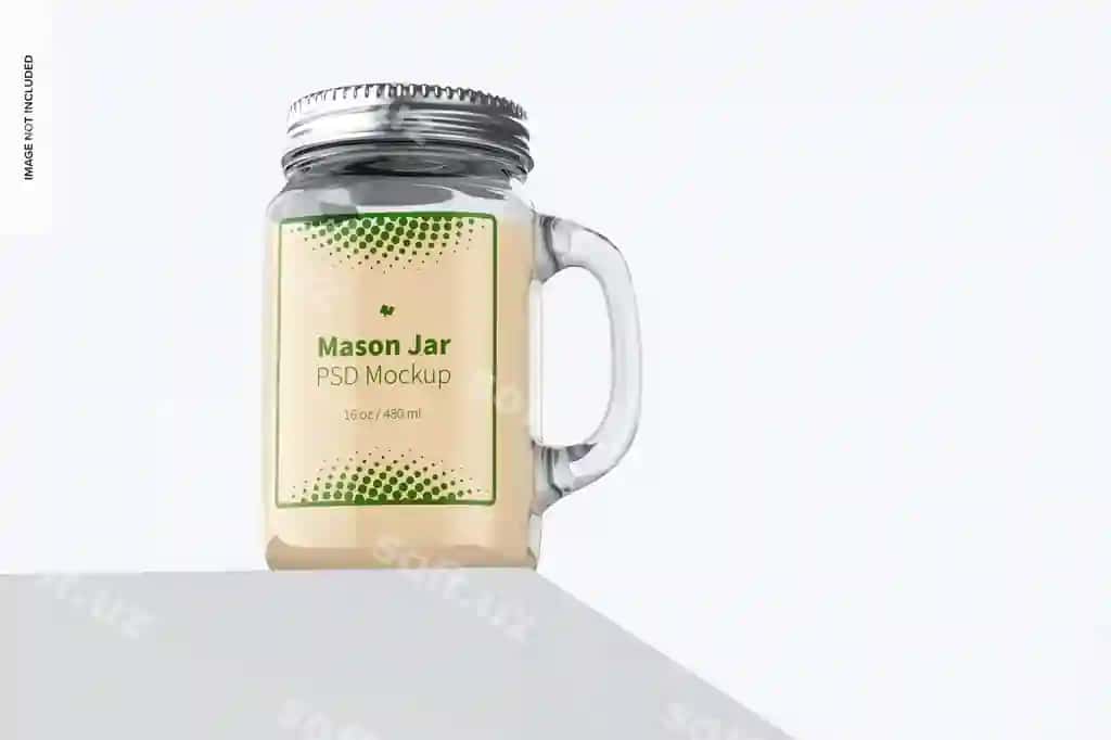 Mason jar modeli | Mason jar mockup
