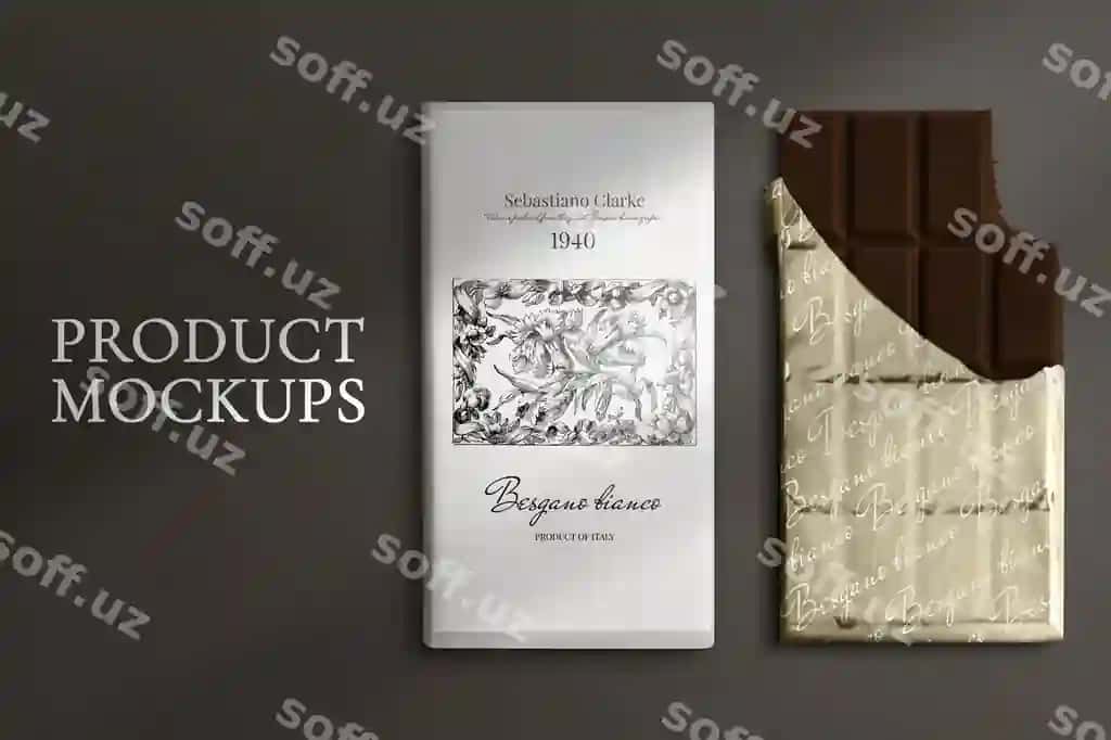 Qora oq naqshli daftar namunalari | Black white patterned notebook mockups