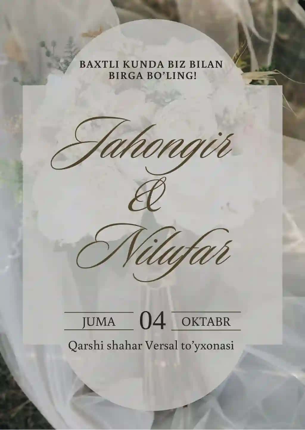 to'y uchun taklifnoma