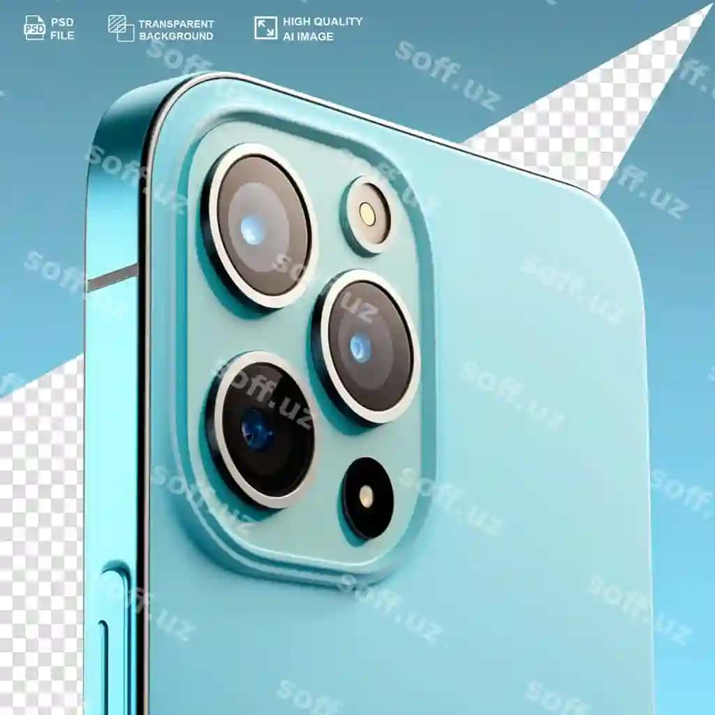 3d smartfon izolyatsiya shaffof fonda | 3d smartphone isolated transparent background