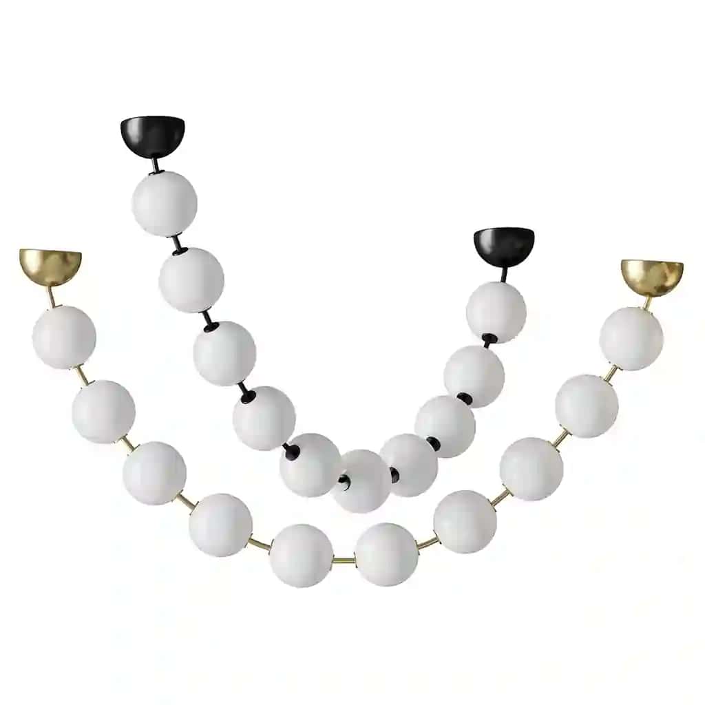 WOMO Pearl Acrylic Ball Chandelier
