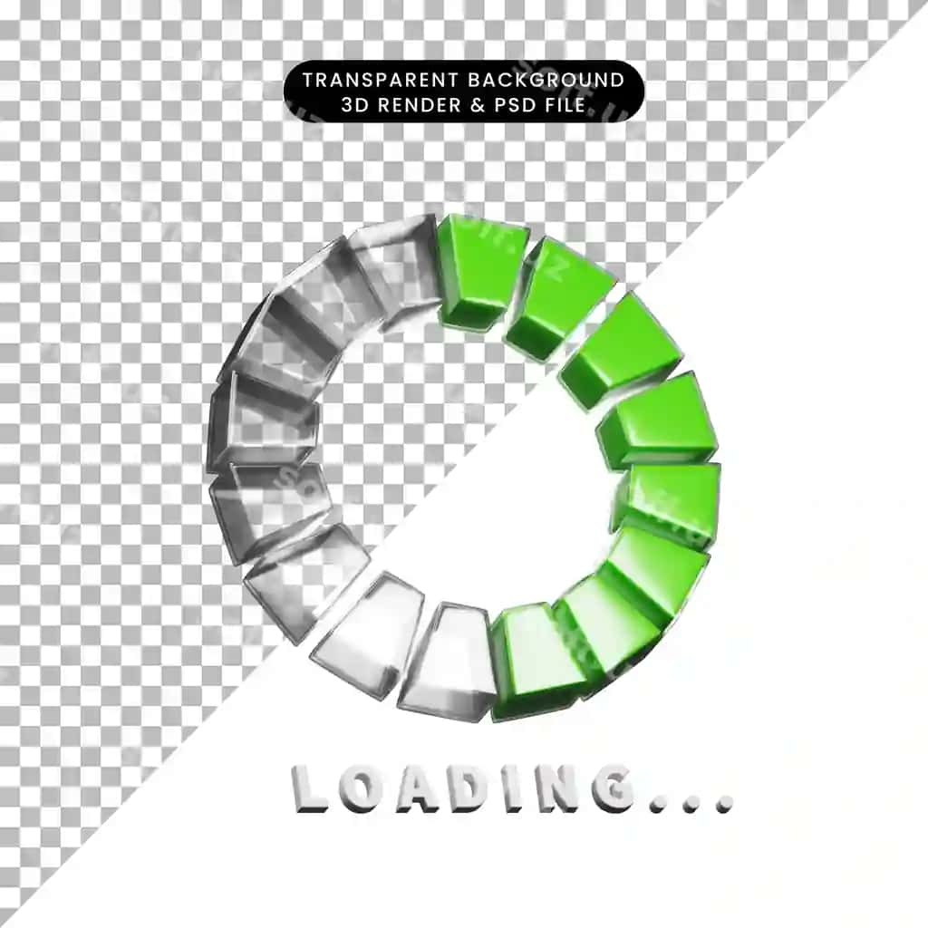 3d render uslubi bilan 3d render ikonasi va yuklab olinayotgan ikonasi | 3d render icon loading icon with 3d render style